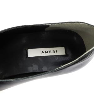 Ameri VINTAGE WOOD PLATFORM PUMPS パンプス プラットフォーム M 24cm 黒 ブラック