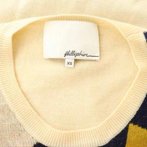 3.1 phillip lim 総柄 ウール ニット セーター 長袖 クルーネック XS アイボリー