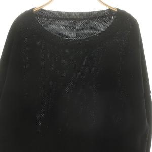 Deuxieme Classe neo beauty プルオーバー ニット セーター 長袖 黒 ブラック
