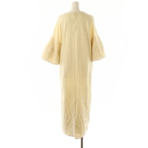 Ameri VINTAGE アメリ AMERI 23SS OTONA TOWER SLEEVE LONG TOP ワンピース ロング 七分袖 M 生成