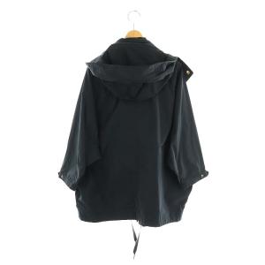 WOOLRICH アノラックジャケット フードジャケット ブルゾン S 黒 ブラック WWCPS2767D