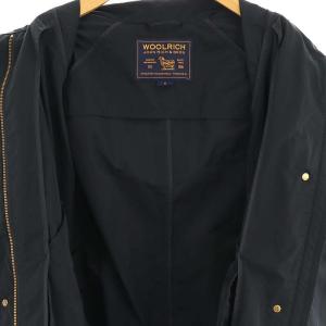 WOOLRICH アノラックジャケット フードジャケット ブルゾン S 黒 ブラック WWCPS2767D