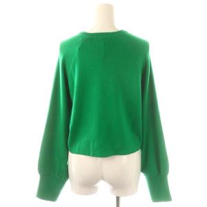 JOURNAL STANDARD relume フルニードルクルーネックショートカーディガン ニット 長袖 F 緑 グリーン