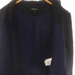 PAULE KA ステンカラージャケット シングル 36 濃紺 ネイビー