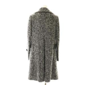 FOXEY BOUTIQUE Coat Shaggy Snow チェスターコート 38 ブラック