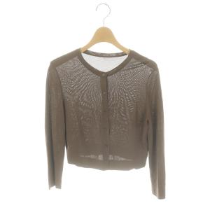 アッパースタンダード カーディガン 38 ブラウン 36823