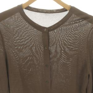 FOXEY アッパースタンダード カーディガン 38 ブラウン 36823