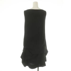 FOXEY NEW YORK ミスデイジー ワンピース ひざ丈 ノースリーブ 38 黒 ブラック 31286 /DF OS