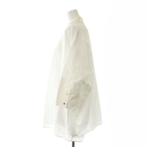 MM6 Maison Margiela オーバーサイズ ドルマンシャツ 長袖 チュニック丈 1 白 ホワイト S52DL0021