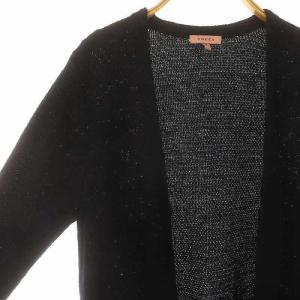 TOCCA MAGLIA ロングカーディガン ニット 長袖 F 紺 ネイビー