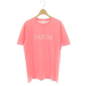 コットンロゴTシャツ カットソー 半袖 S ピンク /HK OS