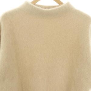 ANAYI ウール ボトルネック ニットプルオーバー セーター 長袖 38 ベージュ