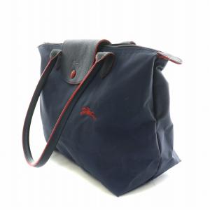 ロンシャン　ルプリアージュ　ネイビー系　超美品 ロンシャン LONGCHAMP ハンドバッグ ショルダーバッグ プリ