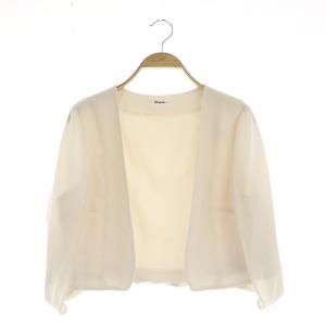 23SS イレギュラーボレロ ケープスリーブ 38 アイボリー