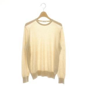 Cariaggi Sheer ニット セーター 長袖 カシミヤ ベージュ