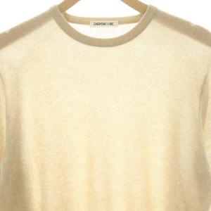 EVERYDAY I LIKE Cariaggi Sheer ニット セーター 長袖 カシミヤ ベージュ