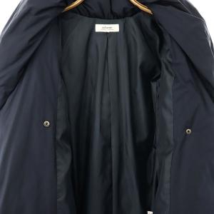 JOURNAL STANDARD relume ダブルブレスト ダウンコート アウター ミドル丈 ボリュームネック 38 紺 ネイビー