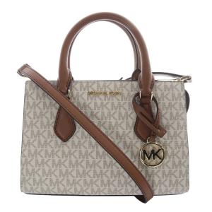 SHEILA MK 2WAYバッグ ハンドバッグ ショルダーバッグ 総柄 茶色 ブラウン べージュ /SR11