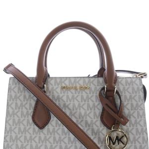 MICHAEL KORS SHEILA MK 2WAYバッグ ハンドバッグ ショルダーバッグ 総柄 茶色 ブラウン べージュ /SR11