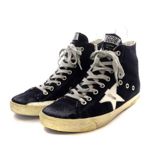 GOLDEN GOOSE FRANCY スニーカー ヴィンテージ加工 37 ブラック