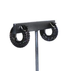 SWAROVSKI Dextera フープピアス シルバー色