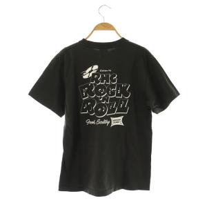 AMERICAN SOUNDS バックプリントTシャツ カットソー 半袖 クルーネック S 黒 ブラック