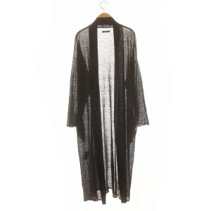 EVERYDAY I LIKE 24SS Leeway Sheer ロングカーディガン ニット 長袖 シアー リネン 茶 ブラウン /DO