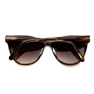 OLIVER PEOPLES ラッセン Lassen キャッツアイ サングラス 度なし 5320-140 茶色 ブラウン /YO6