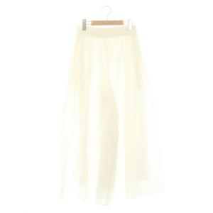 23SS ナイロンコットンタフタパンツ ワイド イージー 38 白 ホワイト