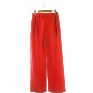 ADORE 22SS マットポンチパンツ フレアパンツ イージー 36 赤 レッド