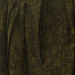 CLANE 22AW GOBELIN TUCK PANTS パンツ テーパードパンツ 総柄 1 カーキ