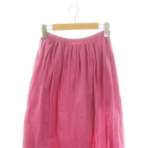 rim.ark 22SS Wrap volume maxi SK ラップスカート フレアスカート ロング リネン混 38