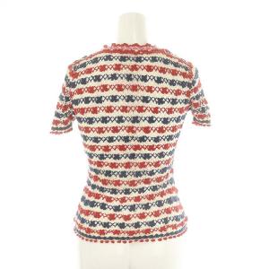 HYSTERIC GLAMOUR GRUNGE POPS メッシュ ニット カットソー F マルチカラー