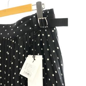 sacai 23SS Polka Dot Print Skirt 3 ブラック