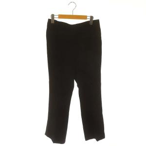 23SS クロップド パンツ ジッパーフライ 38 黒 ブラック /MI OS