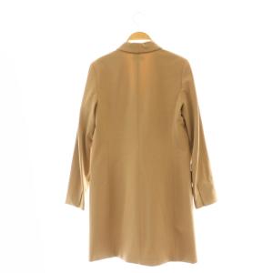 Theory TRACEBLE WOOL SHAWL BLAZER DR ロングジャケット テーラード ダブル 総裏地 2 ブラウンベージュ