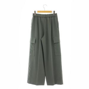 ADORE 23AW シルキータッチストレッチパンツ ワイド カーゴ 36 グレー