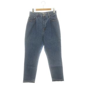 タックスリムデニムパンツ ジーンズ ボトムス コットン 27 S 青 ブルー /YQ OS