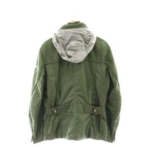 Peuterey ナイロン ミリタリーブルゾン ジャケット 中綿 ジップアップ 50 カーキ /HK OS SH