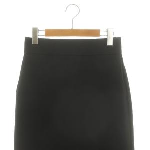 theory luxe 24SS Richmond Ellin L Aラインロングスカート ダンボールニット素材 38 M 黒