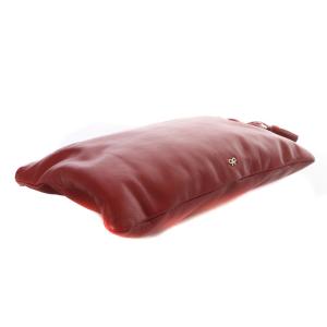 ANYA HINDMARCH ビッグタッセル クラッチバッグ ロゴ 赤 レッド