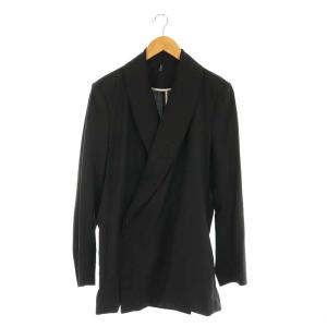 クリス期 11SS ウール カシュクール ジャケット 46 ブラック 163C213E0559