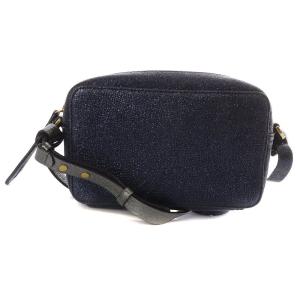 ANYA HINDMARCH レインボーストラップ ラメショルダー バッグ 紺 ネイビー /SR29