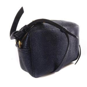 ANYA HINDMARCH レインボーストラップ ラメショルダー バッグ 紺 ネイビー /SR29