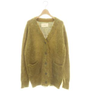 ブラッシュド モヘア カーディガン Brushed Mohair Cardigan ニット 長袖 Vネック