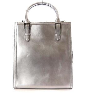CARVING TRIBES 24AW Square Tote 2way シルバー色
