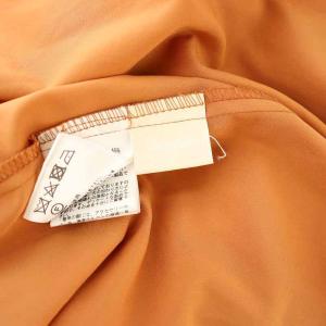 Diagram GRACE CONTINENTAL 刺繍レースワンピース ロング ノースリーブ スリットネック 38 オレンジ