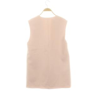 CELFORD 24SS リミテッド パールネックロングジレ 前開き F ピンク