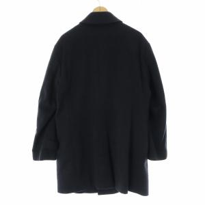 Brooks Brothers ウールカシミヤステンカラーコート ロング 36 S 黒 ブラック