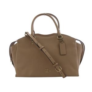 トートバッグ ショルダーバッグ 2way レザー ベージュ